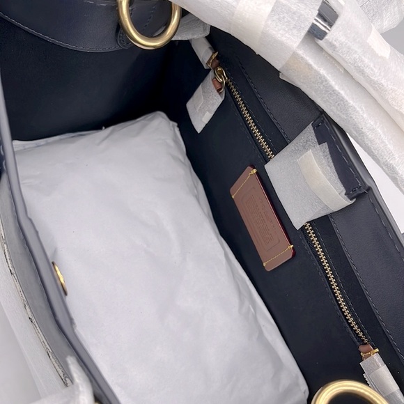 Coach Signature Jacquard Field Tote 30 - Picture 10 of 11